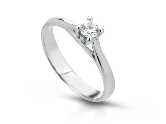 Anello PG Gioielli Donna Solitari in Oro bianco Diamante 0.5 Ct ANSOL18050 - ANSOL18050